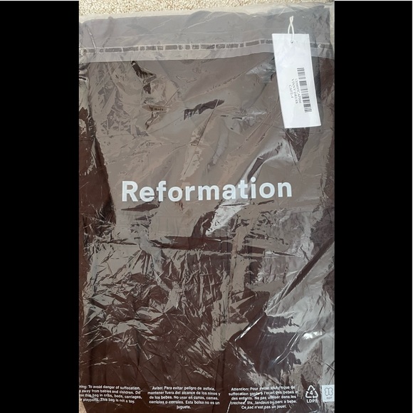 NWT  Reformation Vinny Dress cafe - Picture 7 of 8